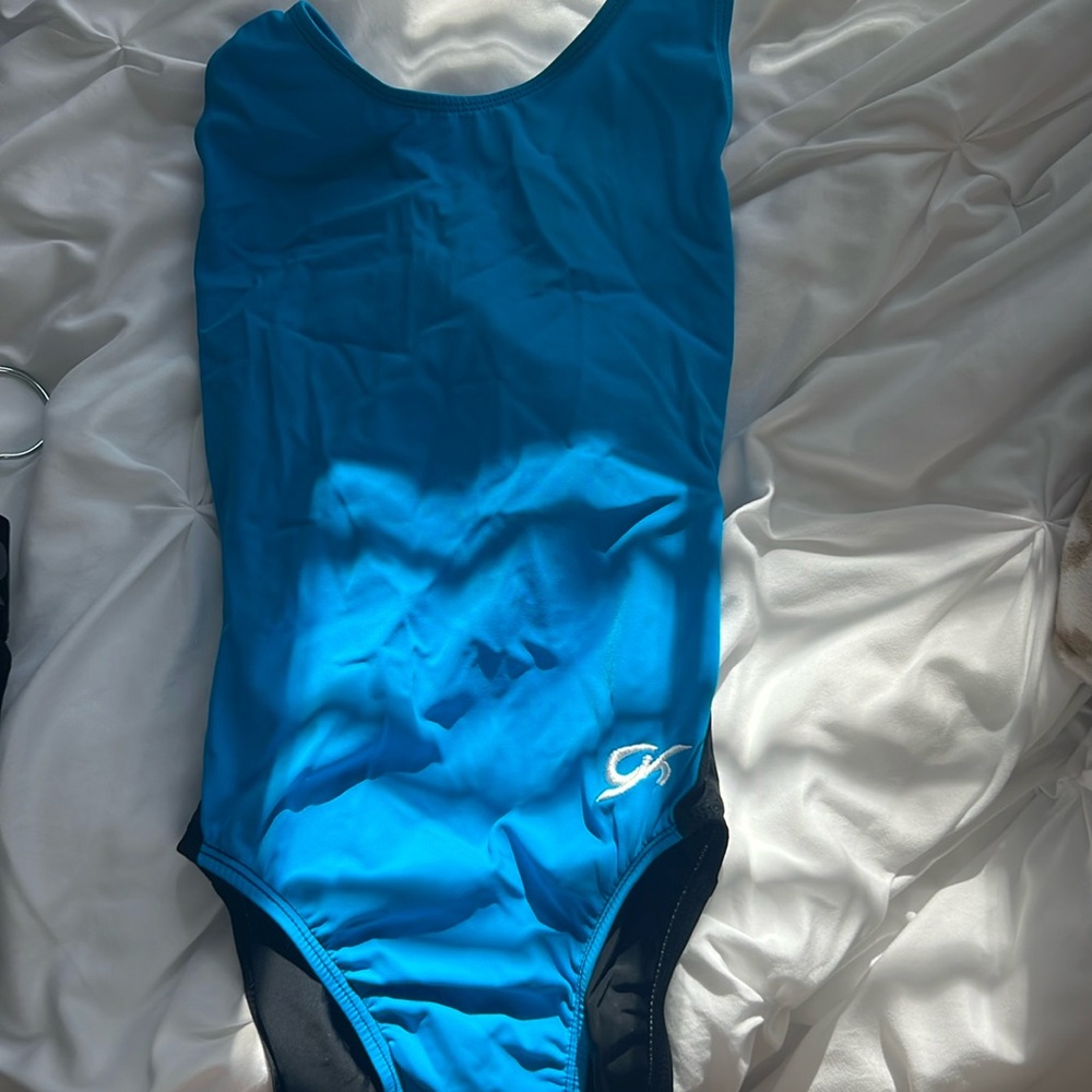 Blue GK Gymnastics Leotard